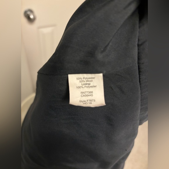 J. Crew plaid windowpane mini skirt grey & white, with wrap size 0 - Picture 7 of 7